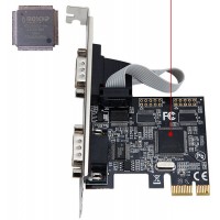 Card PCI-E to RS232 2Port Diewu AX9900